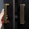 Luxury Brass Drawer Knob Vintage Cabinet Wardrobe Pull Handle Antique Bronze Kitchen Hardware Furniture Drawer Home Renovation