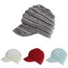Fashionable Women's Messy Bun Beanie With Soft Stretch Knit For Winter Comfort