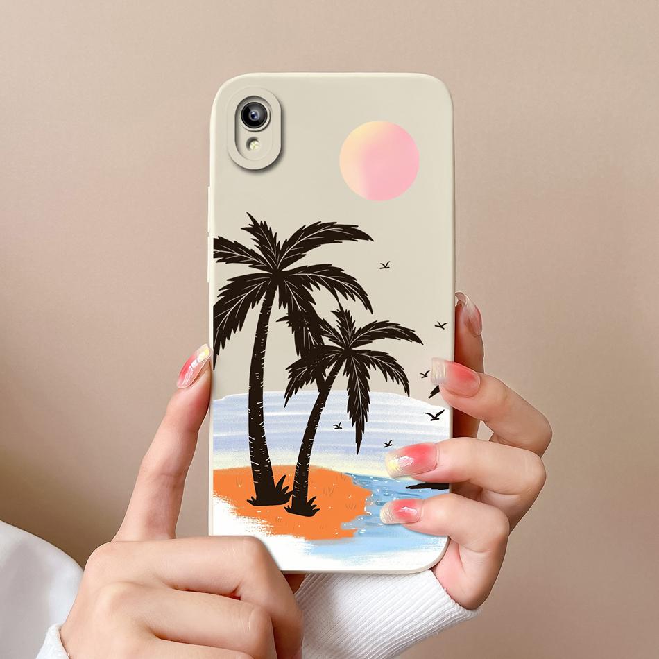 Для Vivo Y93 Y93S Y91C Y91i Y90 Y1S Чехол Модный Дизайн Защита Камеры Ударопрочная Задняя Крышка Мягкие Жидкий Силикон Чехлы для Телефона