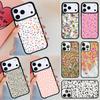 Эстетичный чехол для телефона с пятнышками и брызгами Для iPhone 17 Air 14 15 13 12 Max Чехол Для Apple 16e 11 Pro Max Plus Coque
