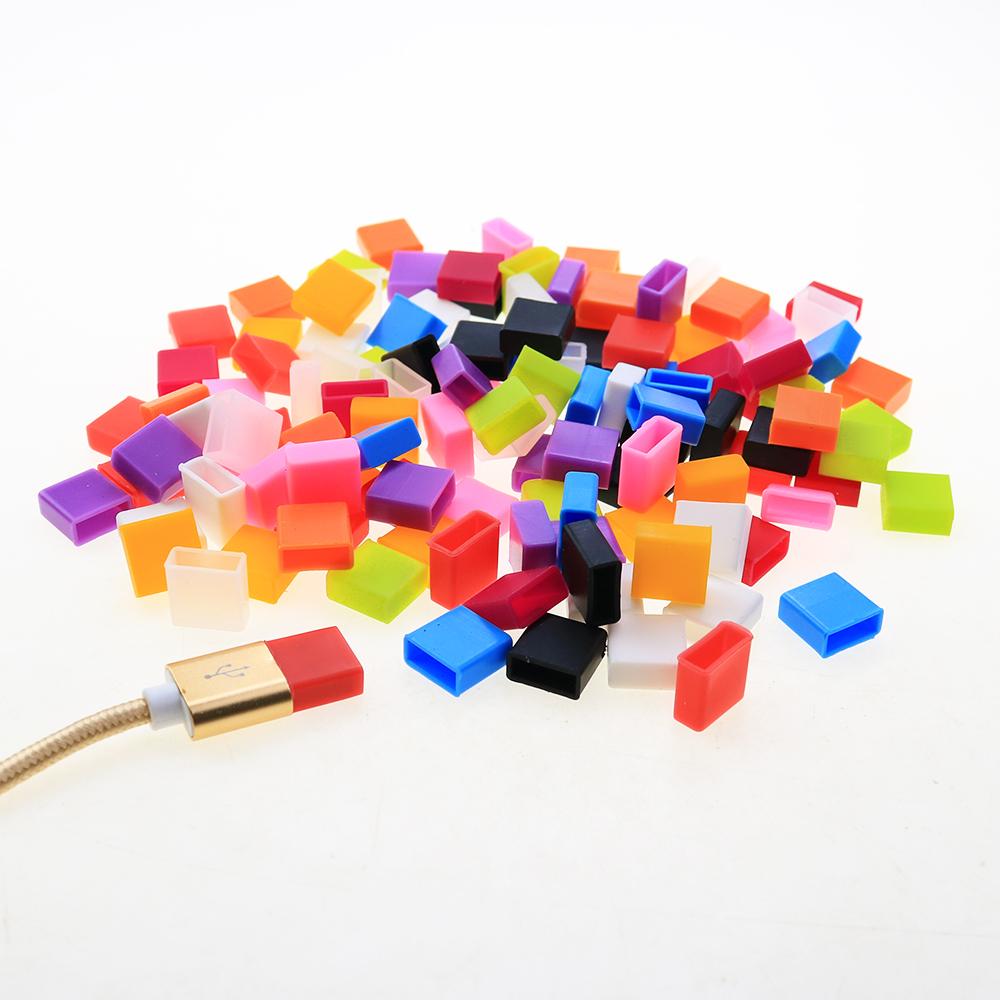 Силиконовый мир 10 шт. пылезащитный колпачок USB-папы Силиконовый противопылевой штекер-заглушка крышка защитная крышка Крышка Заглушка для кабеля потребительской передачи данных