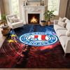 Esporte Clube Bahia Carpet Door Mat for Living Room or Bedroom Protective Mat Under Chair Office Decoration Christmas Gift Birthday Present