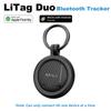 LiTag Duo Tracker Tag MiLi Smart Tag Item Finders Compatible with IOS Find My or Google Find Hub App Key Finder Item Locator