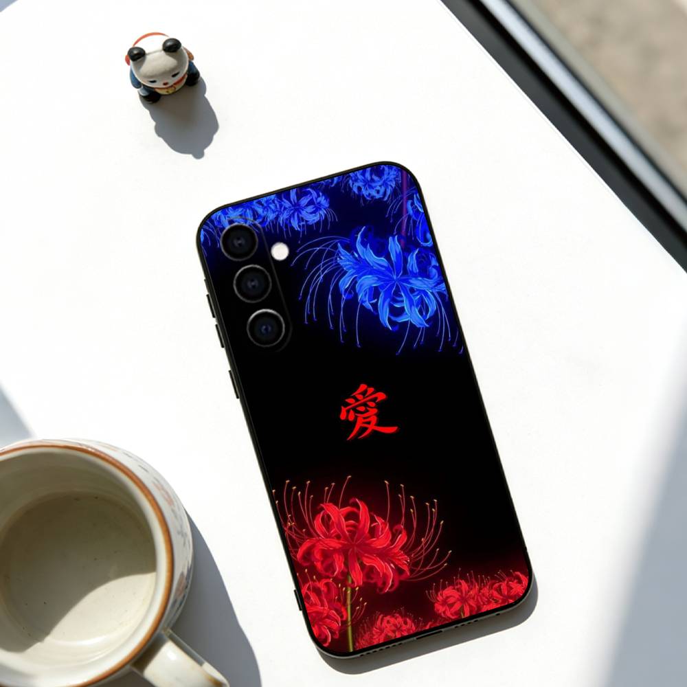 Flower of Hell Phone Case For Samsung Galaxy A73,A72,A71,A70,A53,A52,A51,Others Soft Black Cover