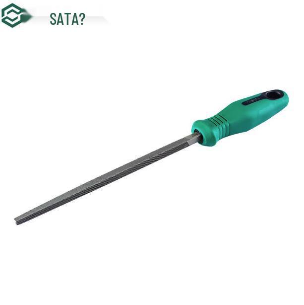 Квадратные стальные напильники SATA с мелким, средним и крупным зубом (6/8/10/12 дюйма) - 03951-03962