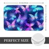 Butterfly Pattern Anti-slip Doormat Floor Mat Absorbent Mat Carpet Rug for Kitchen Entrance Bathroom Living room Footpad Mats