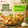 Хрустящие запеченные чипсы Lotte со вкусом зеленого лука 70 г