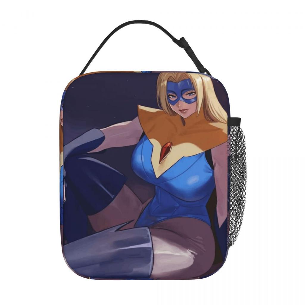 Character Fanart Inspired By Dispatch Game Insulated Lunch Bag Large Meal Container Cooler Bag Tote Lunch Box Work Food Handbags