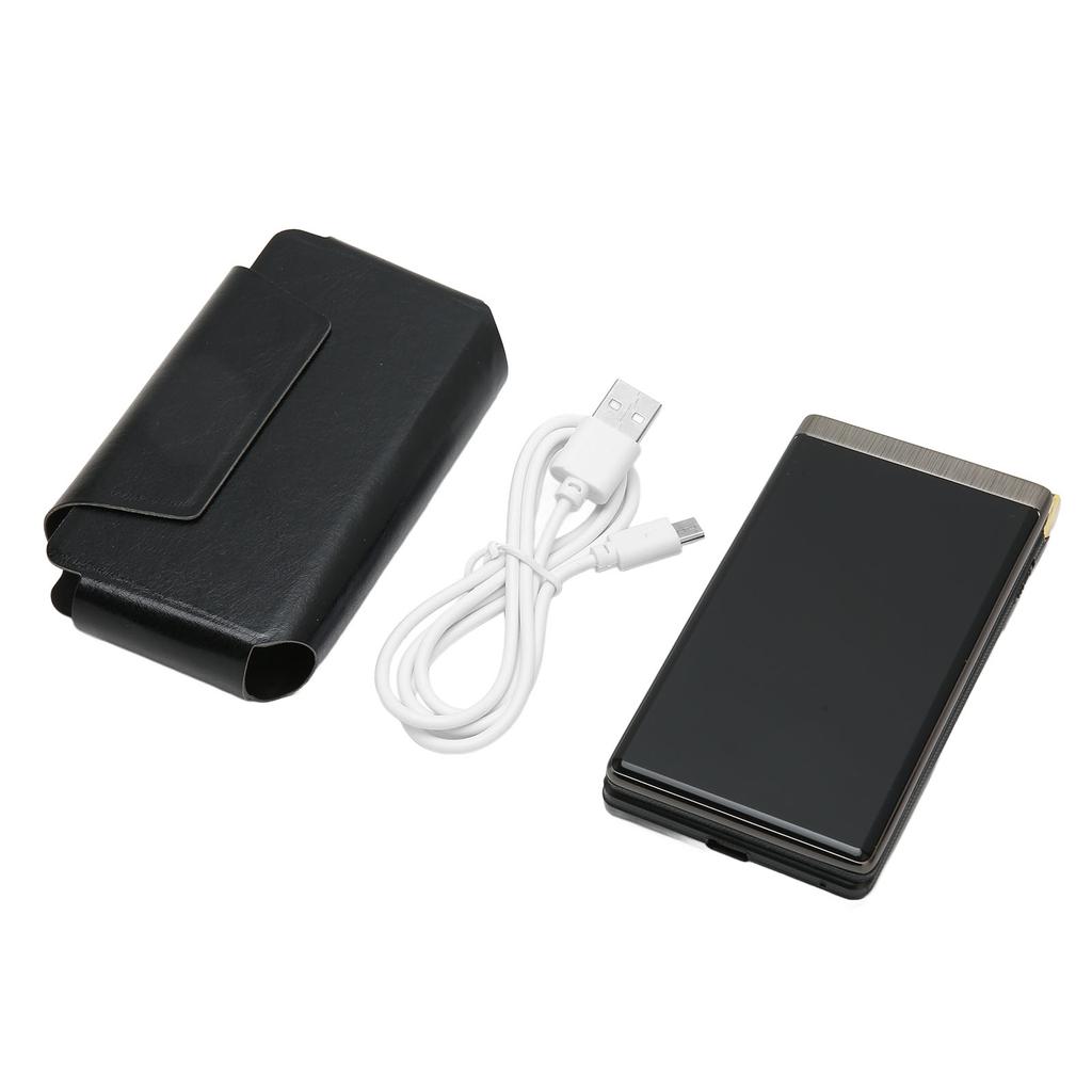 Кнопочный телефон для пожилых 3-дюймовый двухэкранный 2G раскладушка два слота для SIM-карт 5900 мАч разблокированный мобильный телефон для пожилых родителей