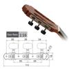 Алиса 2 шт. (L&R) Колки для настройки классической гитары, покрытые бронзой, колки для акустической гитары, 1 шт. : 16