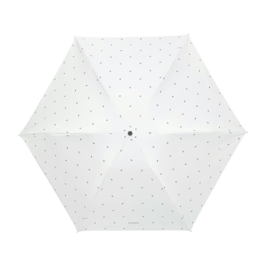 Moonbat Folding Sun and Light Heat [Mackintosh Philosophy] Parasol, Umbrella, Rain, Lightweight, 100% Blocking, Shielding, 22-431-12154-22, Off-White