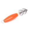 4Pcs Fishing Lures Baits Jig Glowing in Dark with Stainless Needle Saltwater Cuttlefish Sleeve Glowing Squid Jig Hook