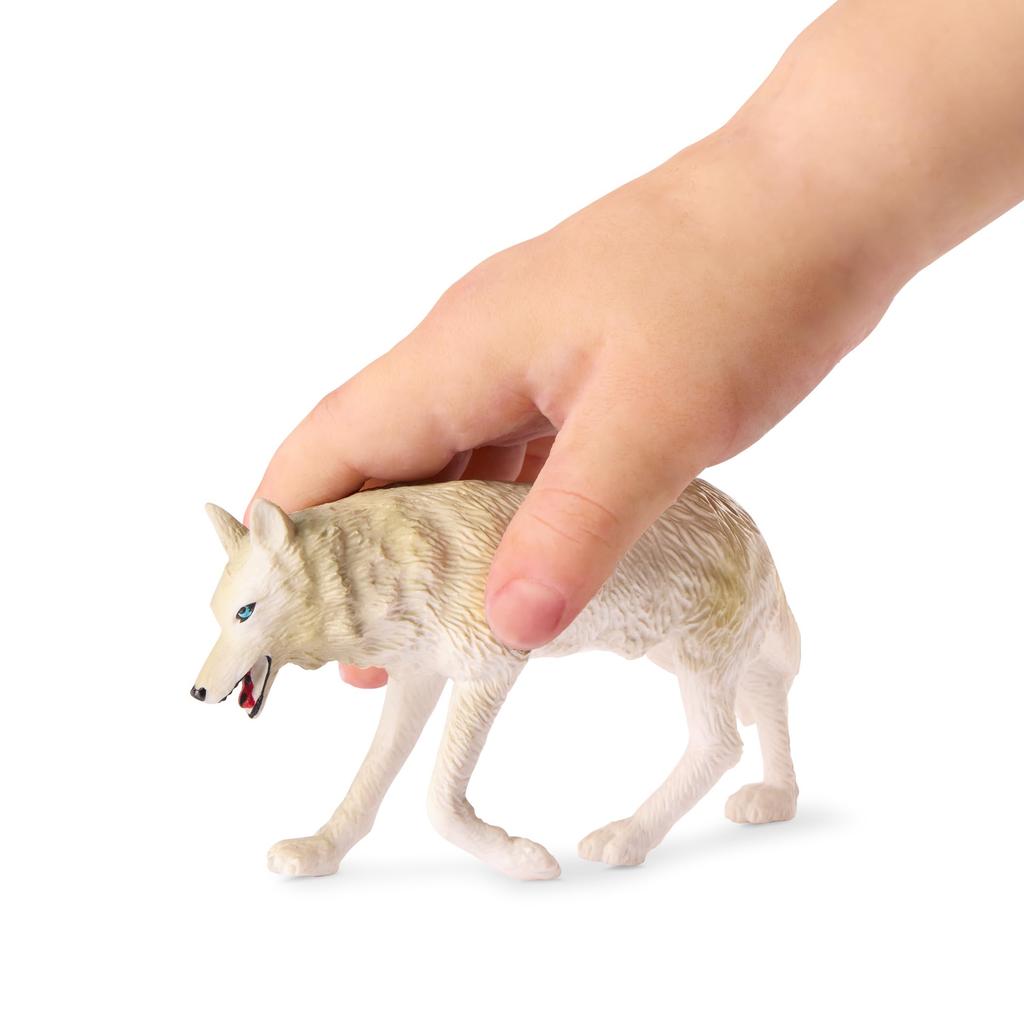 Terra by Battat 6 Woodland Animal Figurines Realistic Miniature Toys Including Raccoon and More Plastic Animal Set for Ages 3 and Up Educational Gift