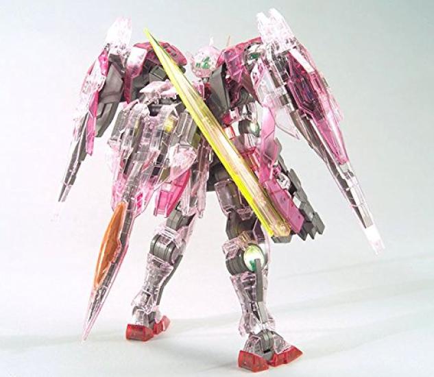 Эксклюзивный для Gundam Base Raiser Мобильный доспех Gundam OO 1/100 Trans-Am [Прозрачный цвет] (Двойной О)