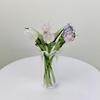 10 Mini Crystal Flower Ornaments, Collectible, Decorative, Gifts, Artificial