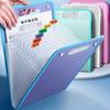 File Folder with Handle Large Capacity Portable Document Holder Waterproof