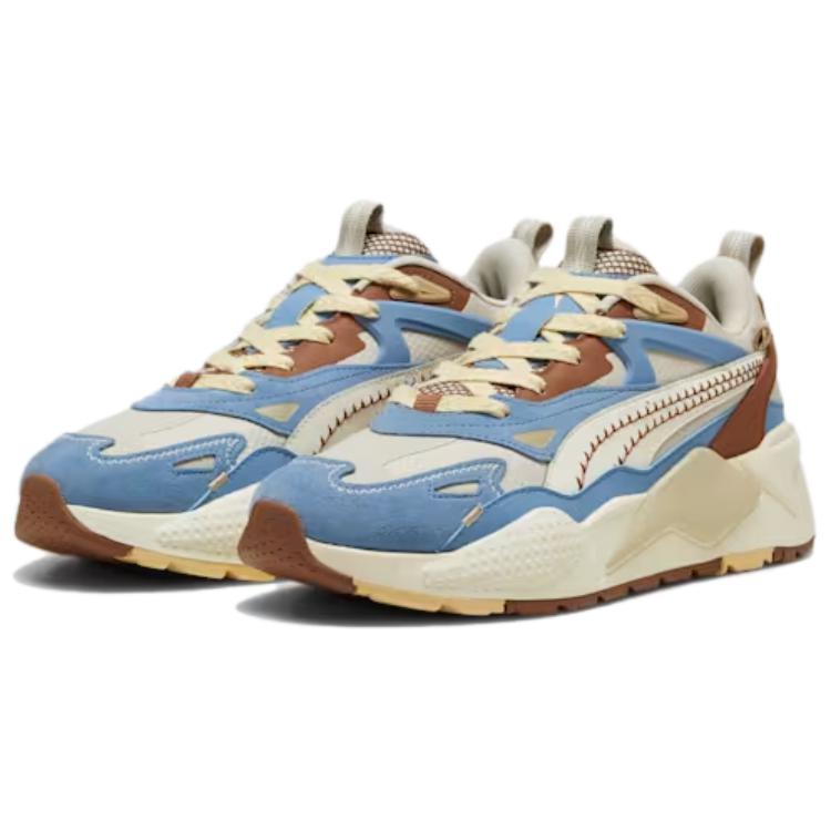 Puma Rs-X Efekt Expeditions Comfortable Versatile Low-Top Lifestyle Sneakers Unisex Sneakers Brown Blue Beige 395937-01