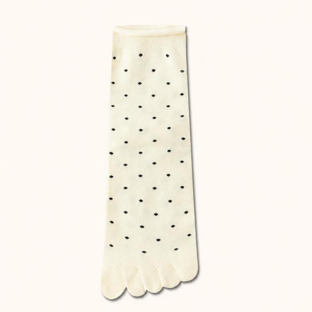 Ankle Length Five Finger Socks Cotton Mid Tube Socks New Split Toe Socks Girls