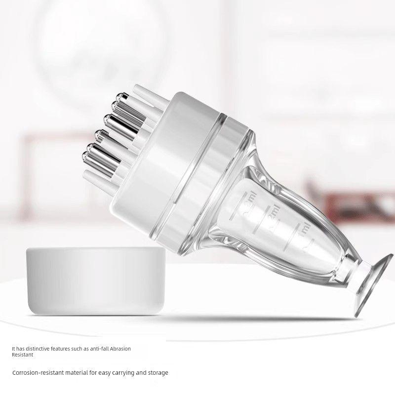 Специальное устройство для подачи лекарства для кожи головы Mino Массаж Направляющая для эфирного масла Жидкость Уход за волосами Головной шарик Лекарственная расческа Применение Удобный гаджет Покрытие