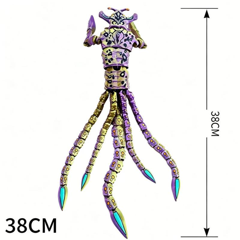 3D Printed Sea Monster Figure Chaos Shark Whale Sea Beast Action Figure Model Toy