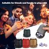 1 Set Dice Cup with Base 5 Dot Dice Heavy Duty Manual Shaker Cup