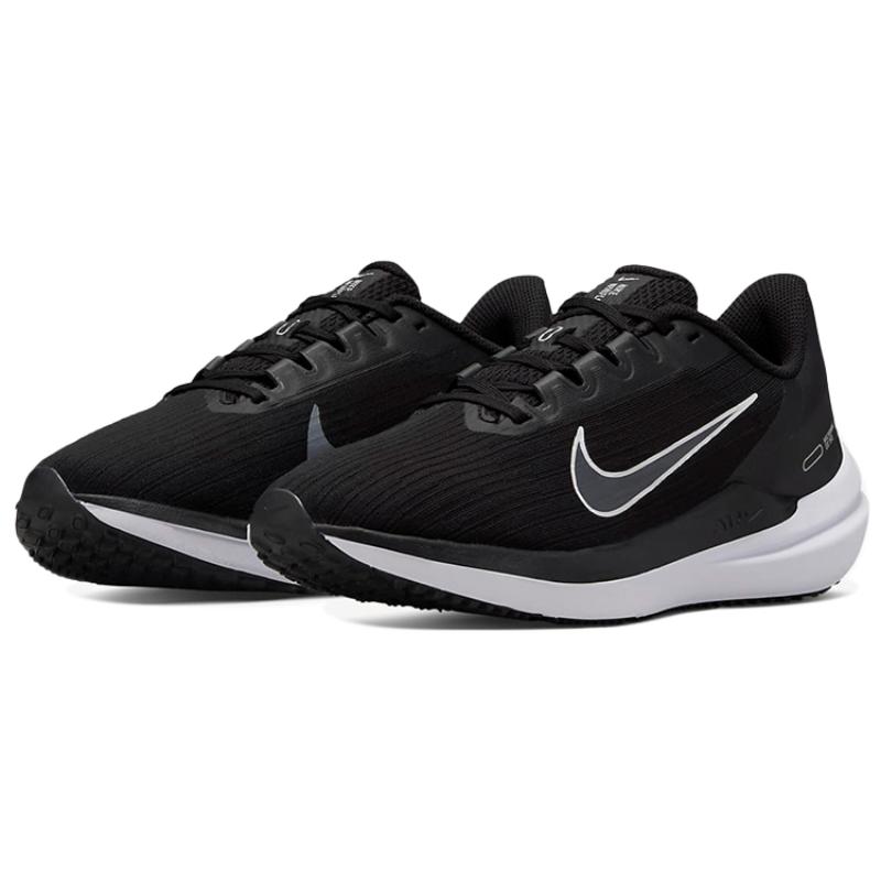 Nike Air Winflo 9 Черные Темно-серые Женские Кроссовки DD8686-001