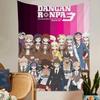 Danganronpa Классическая Аниме Игра Диаграмма Гобелен Служит декором для гостинойдомаобщежития подходит для арт-ориентированных домашних пространств