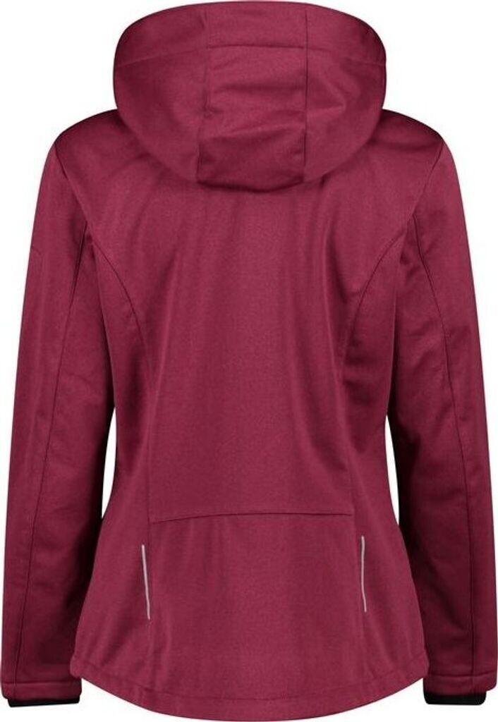 Куртка CMP Softshell Jacket Zip Hood Women (39A5006M) Женская куртка из софтшелла меланж (39A5006M) anemone mel/festival