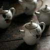 200ml Traditional Ru Kiln Ceramic Teapots Handmade Flower and Bird Pattern Tea Pot Household Travel Kettle Chinese Tea Set