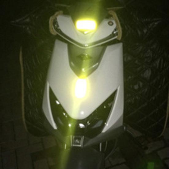 10 шт. Светоотражающие наклейки, устойчивые к выцветанию и царапинам, пластиковые, круглой формы, светоотражающая наклейка для велосипеда