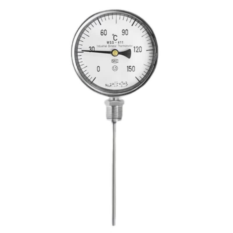 Deyu Stainless Steel Radial Axial Analog Thermometer