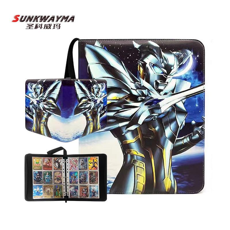 3x3 900 шт. держатель для карт Ultraman аниме-игровой переплет держатель для карт на молнии емкость книги для альбома R SR TGR GP папка для коллекционирования детские игрушки