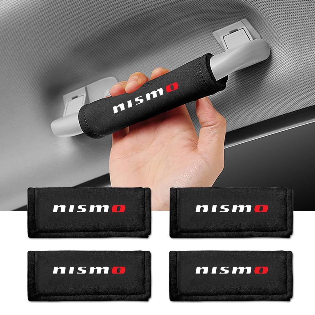 TEUCRO Grip Covers for All Suede Universal Comfortable Protects Inside Door Prevents Interior Easy Set of 4 Vehicles, Material, Non-Slip, Waterproof,