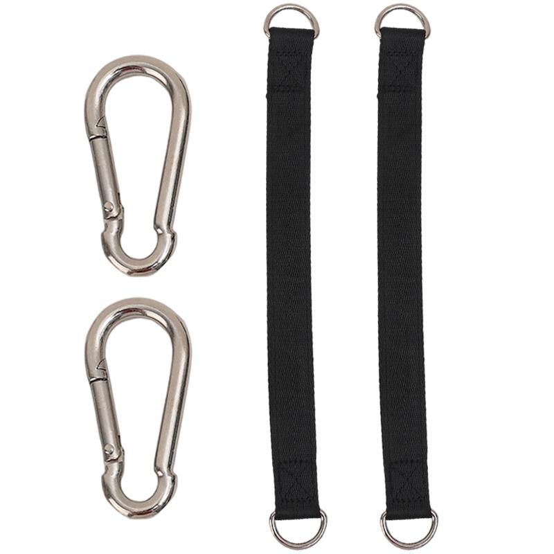 Swing Hanger Hammock Tree Strap Heavy Duty Hanging Kit with Carabiner for Sandbag Punching Bag Outdoor Gym Fitness Suspension