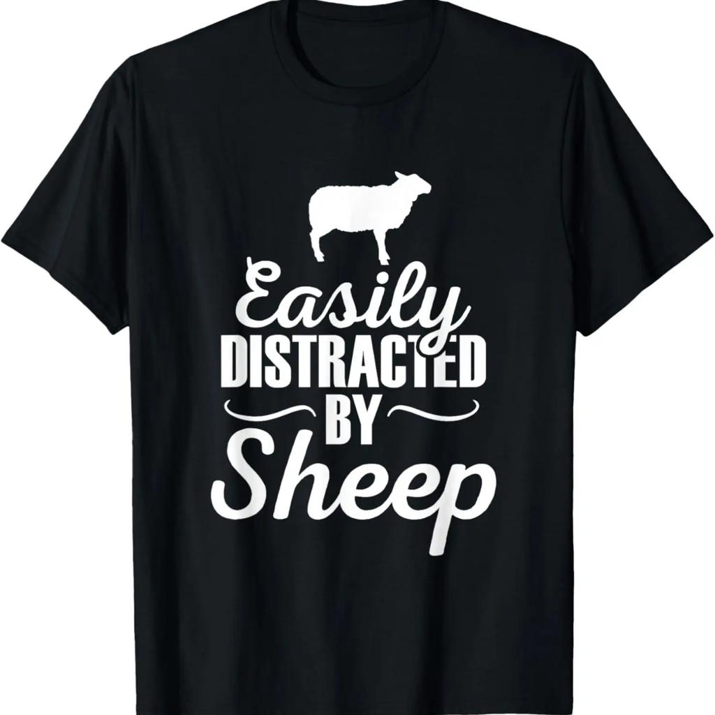 Easily Distracted By Sheep - Sheep Gifts For Sheep Lovers T-Shirt