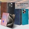 Деловой кожаный чехол для телефона для iphone 15 14 13 12 11 XS Pro Max X XR SE3 8 7 6 Plus Чехол-книжка Слоты для карт Магнитный чехол-кошелек