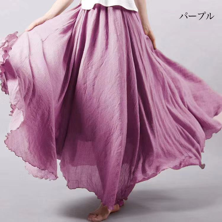 Модные однотонные женские юбки из хлопка и льна, макси, элегантные, Harajuku Saia, повседневные, свободные, длинная юбка, женская одежда, Faldas Ropa Mujer