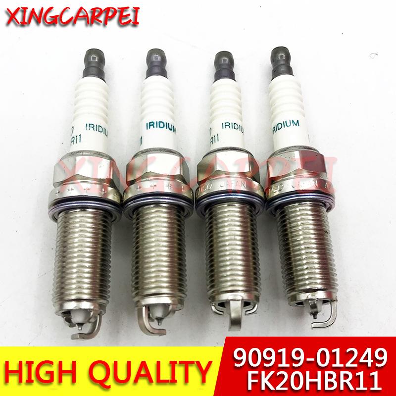 Новинка, 6 шт./лот, 90919-01249 FK20HBR11, автомобильная свеча зажигания для Lexus GS350 IS250 LS460 9091901249 FK20HBR 11