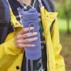 Портативная складная силиконовая бутылка для воды с камуфляжной крышкой, складной чайник для спортивных путешествий, чашка для питья с чашкой-карабином