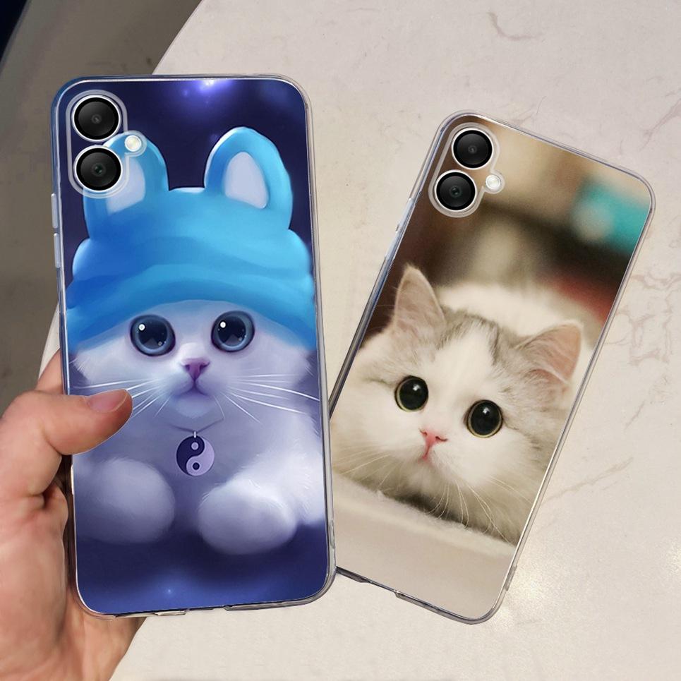 For Samsung Galaxy A06 Phone Cover Case Cool Cartoon Dragon Space Man Cute Cat Funda Soft Clear Silicone For Samsung Galaxy A16