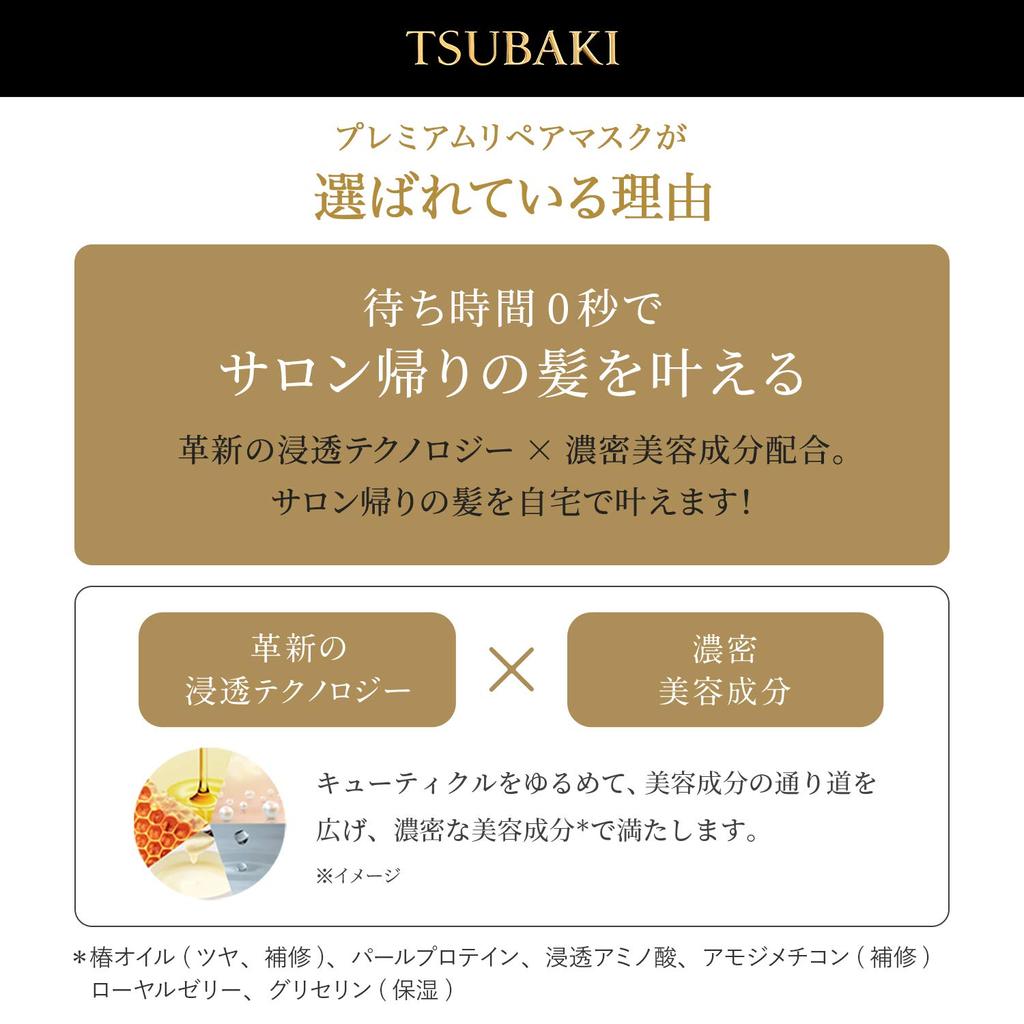 TSUBAKI Premium Repair Mask Hair Pack Refill 150 г (х 1)