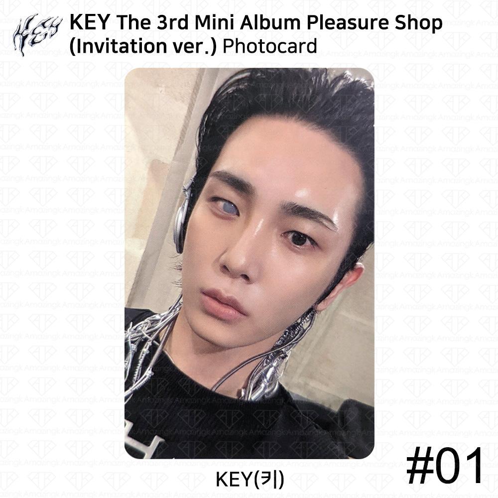 SHINee KEY 3-й мини-альбом Pleasure Shop Официальная фотокарточка SMini Glass Package