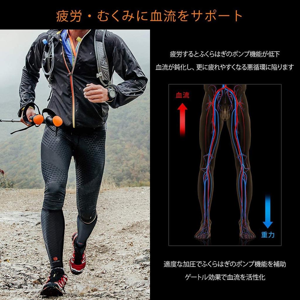 IWAMA HOSEI Calf Supporter Calf Supporter Calf Supporter Sports Muscle Strain Compression Set of 2 CALF FIT (Ивама Шитье) Мужской