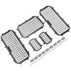 TRZX Stainless Steel RC Window Mesh Protective Net Mesh Window Cover for 1/10 Traxxas TRX-4 RC Crawler Car