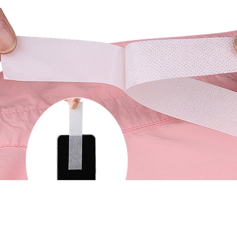 1 Roll Hat Sweat Liners Shirt Collar Sweat Protectors Non-Woven Fabric Self-Adhesive Invisible Breathable Sweat Pad