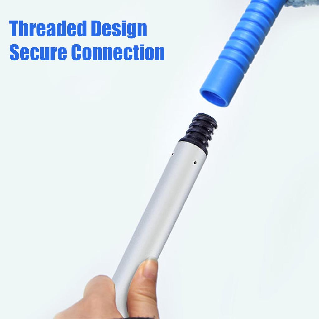 Ceiling Fan Duster, RV Awning Mop with Bendable Pad, Extendable Poles for Cleaning Home Camper Trailer Truck