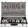 Concrete Hole Saw Kit, 30/40/65/80/100mm Drill Bit Set SDS Plus or SDS Max Shank Wall Hole Cutter with 11.8"/300 mm Connecting Rod for Brick,