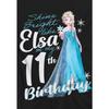 frozen Детская/Подростковая футболка 'Сияющая как Эльза', 11-й день рождения