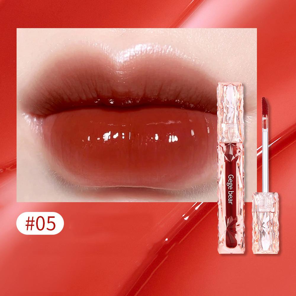 GEGE BEAR Зеркальная помада для губ Lip Glaze Korean Plumping Gloss Lipstick