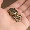 Brass Domineering Leopard Car Keychain Motorcycle Keychain